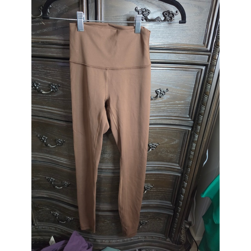Lululemon Align High-Rise Pant 28 Roasted Brown Nulu Yoga Leggings Size 2